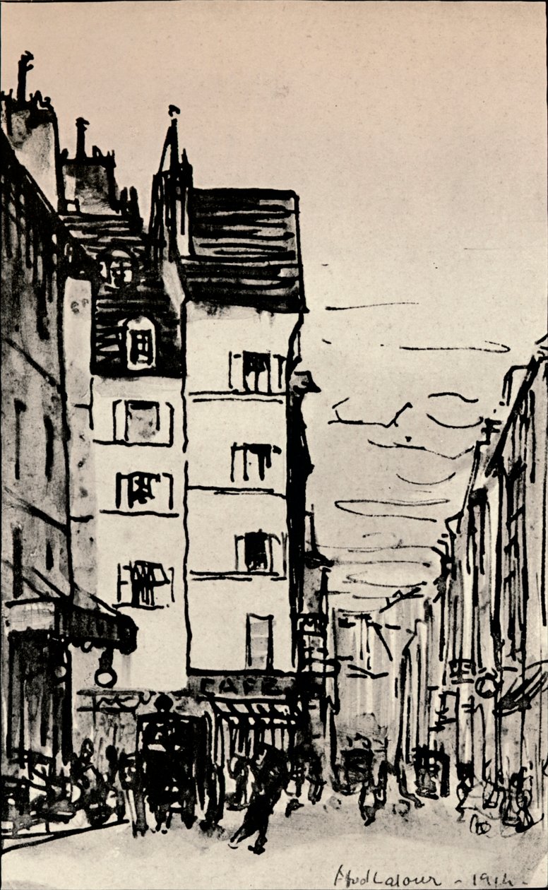 „Ulica Sekwany”, 1915 autorstwa Alfred Latour