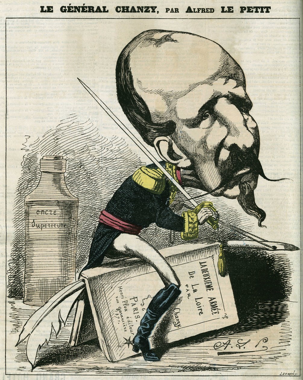 Generał Antoine Alfred Chanzy autorstwa Alfred Le Petit
