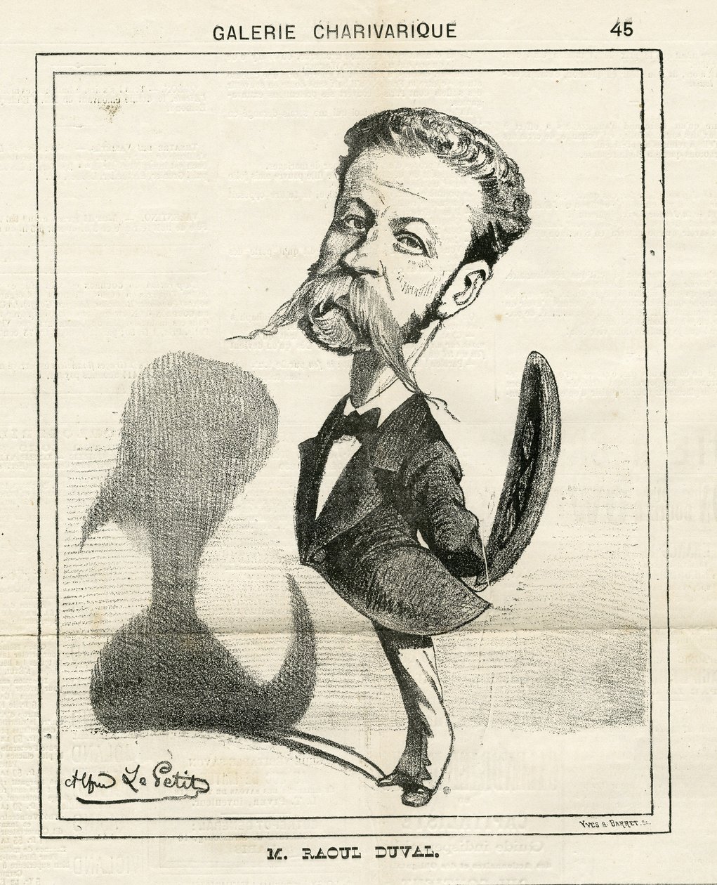 Ilustracja w Le Charivari autorstwa Alfred Le Petit