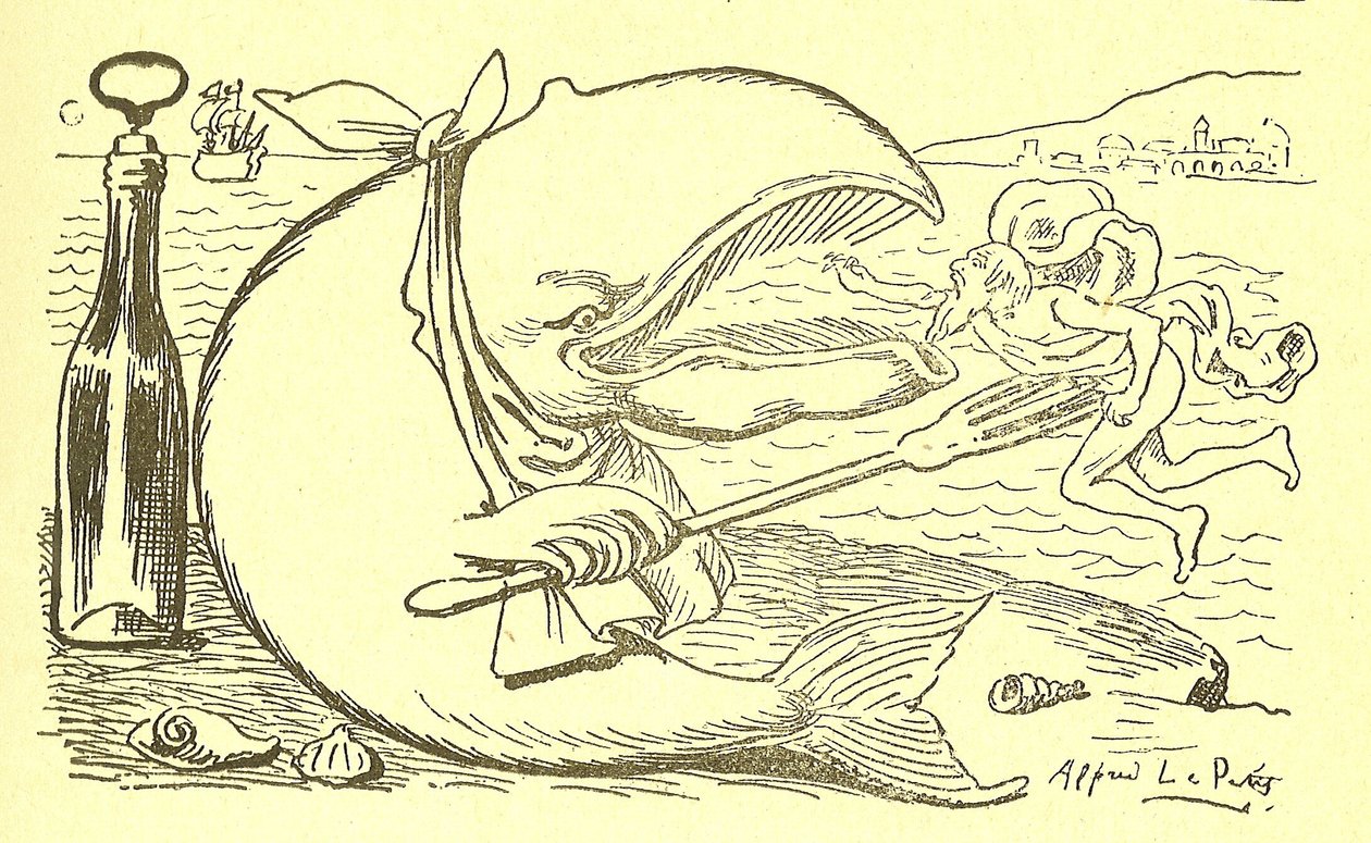 Ilustracja Alfreda Le Pete (1841-1909) w Gros-Jean i jego uzdrowieniu autorstwa Alfred Le Petit