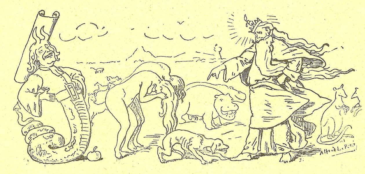 Ilustracja Alfreda Le Pete (1841-1909) w Gros-Jean i jego uzdrowieniu autorstwa Alfred Le Petit