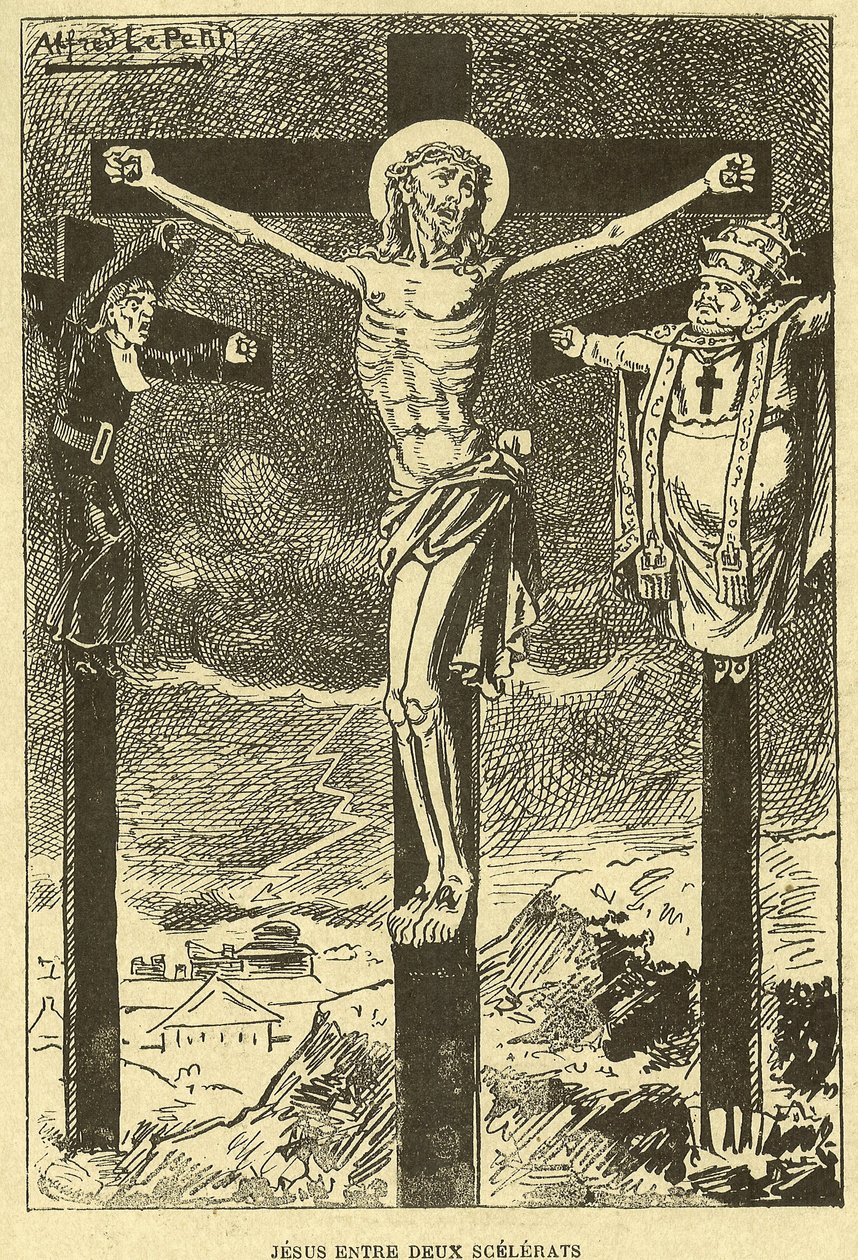 Ilustracja Alfreda Le Pete (1841-1909) w Gros-Jean i jego uzdrowieniu autorstwa Alfred Le Petit
