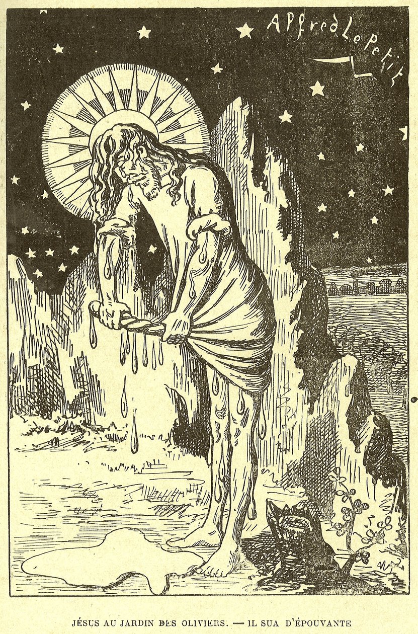 Ilustracja Alfreda Le Pete (1841-1909) w Gros-Jean i jego parafii autorstwa Alfred Le Petit