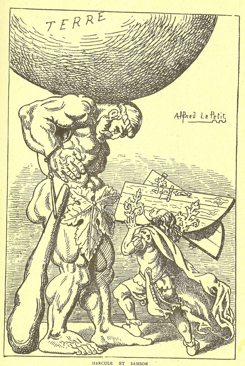 Ilustracja Alfreda Le Pete (1841-1909) w Gros-Jean i jego parafii autorstwa Alfred Le Petit