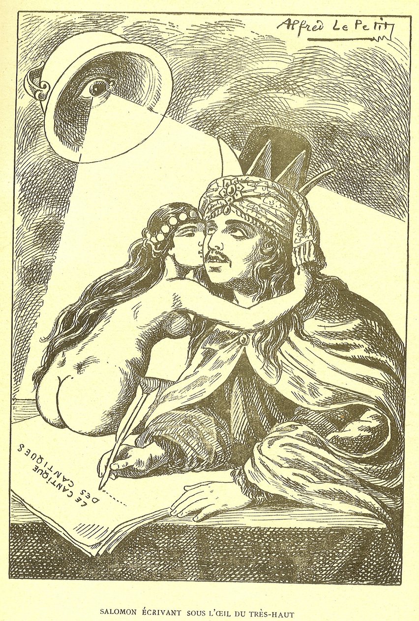 Ilustracja Alfreda Le Pete (1841-1909) w Gros-Jean i jego parafii autorstwa Alfred Le Petit