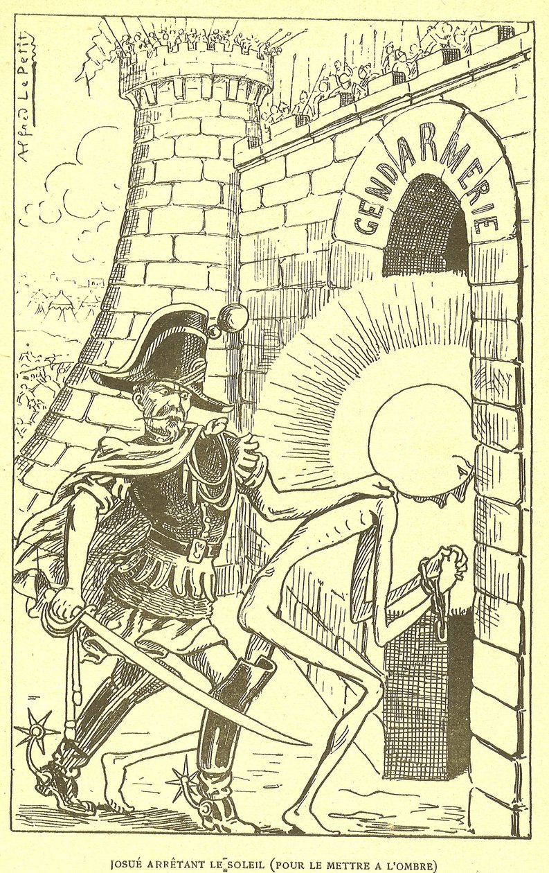 Ilustracja Alfreda Le Pete (1841-1909) w Gros-Jean et son cure autorstwa Alfred Le Petit