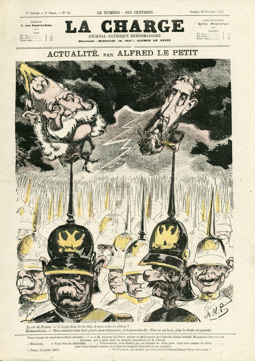 La Charge (1870), numer 16 autorstwa Alfred Le Petit
