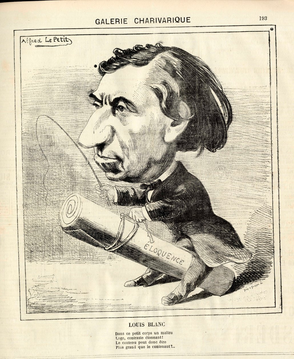Le Charivari, Satyryczne w czerni i bieli autorstwa Alfred Le Petit