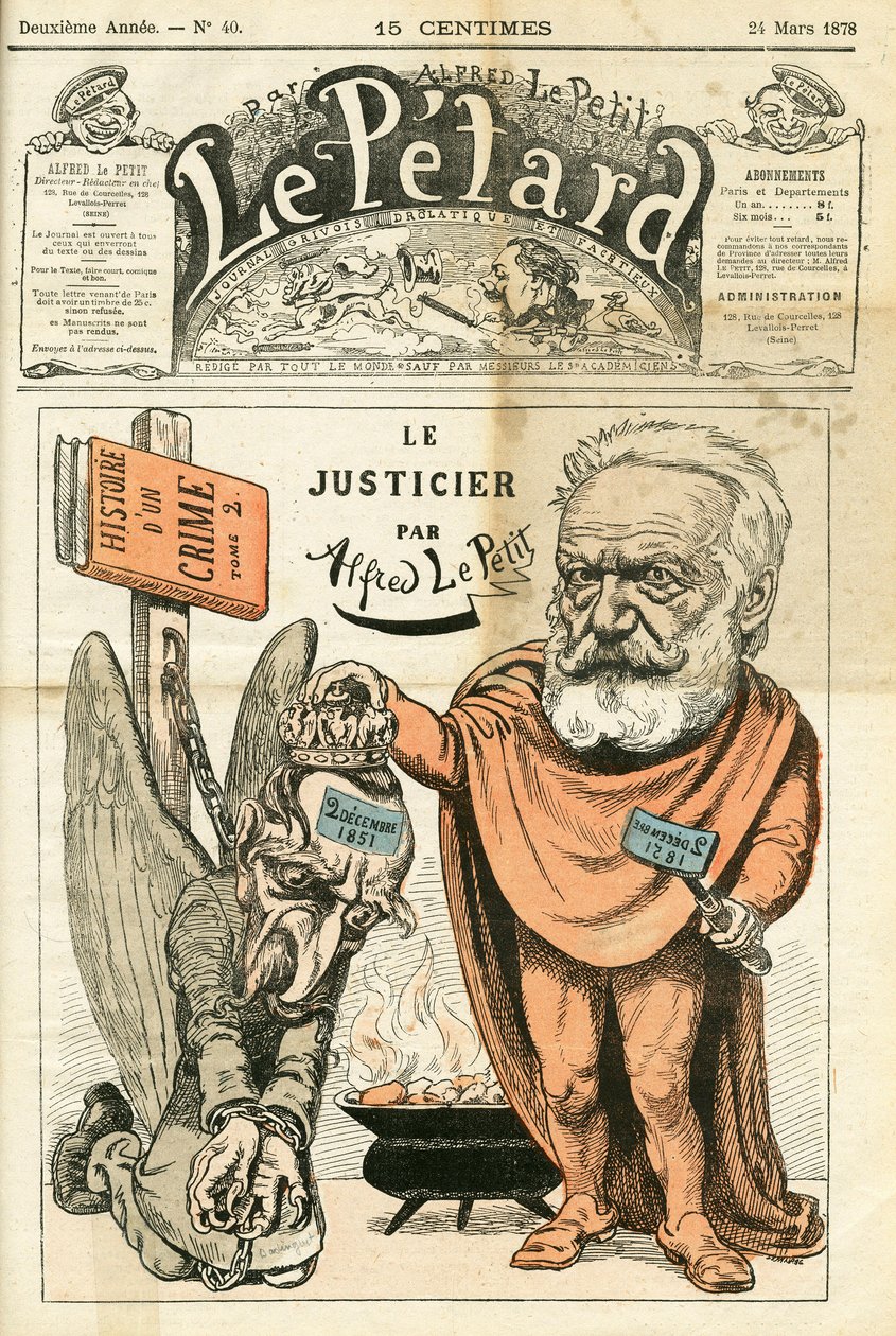 Le Petard, numer 40, Satyryczny w kolorach autorstwa Alfred Le Petit
