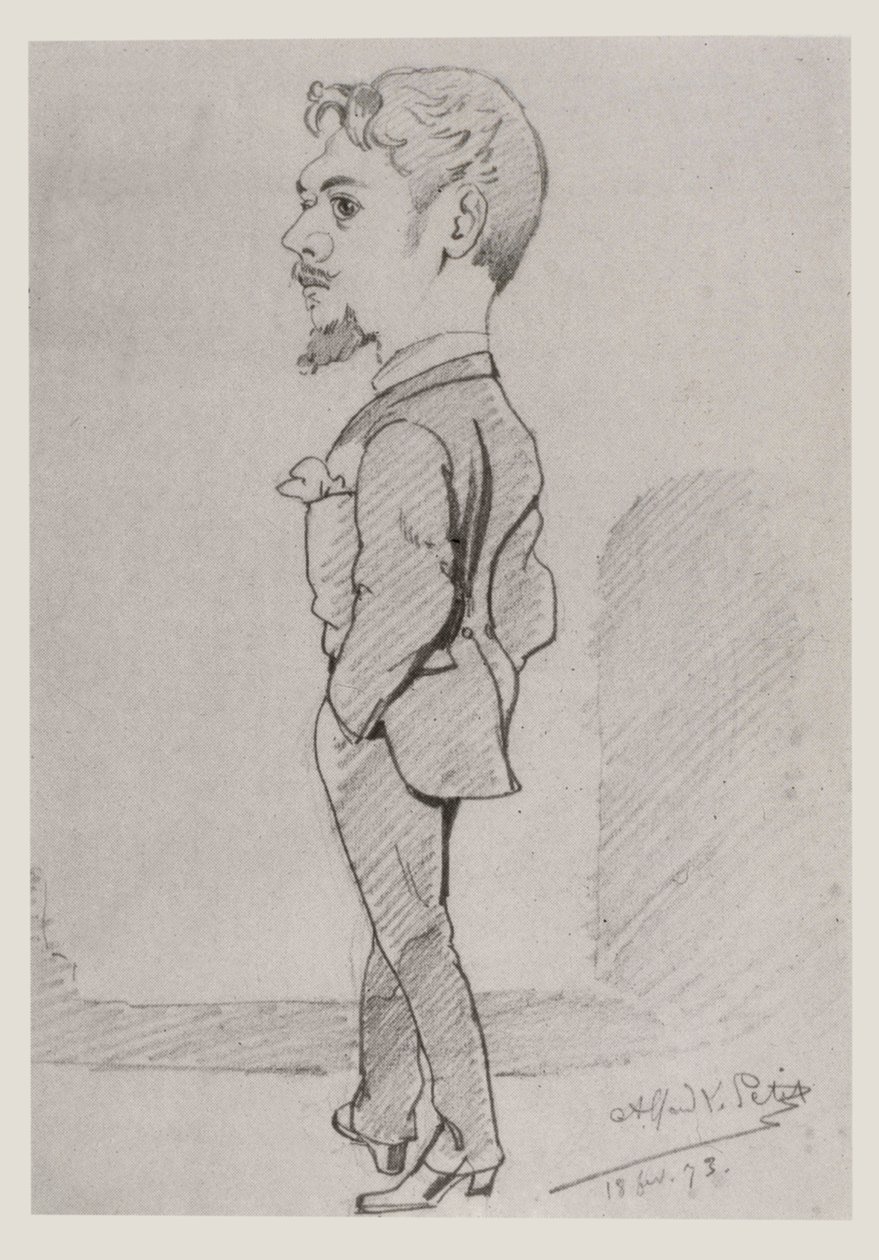 Portret Marsa, 1873 autorstwa Alfred Le Petit