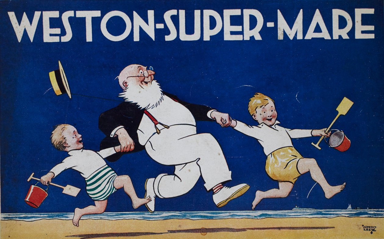 Weston-Super-Mare autorstwa Alfred Leete