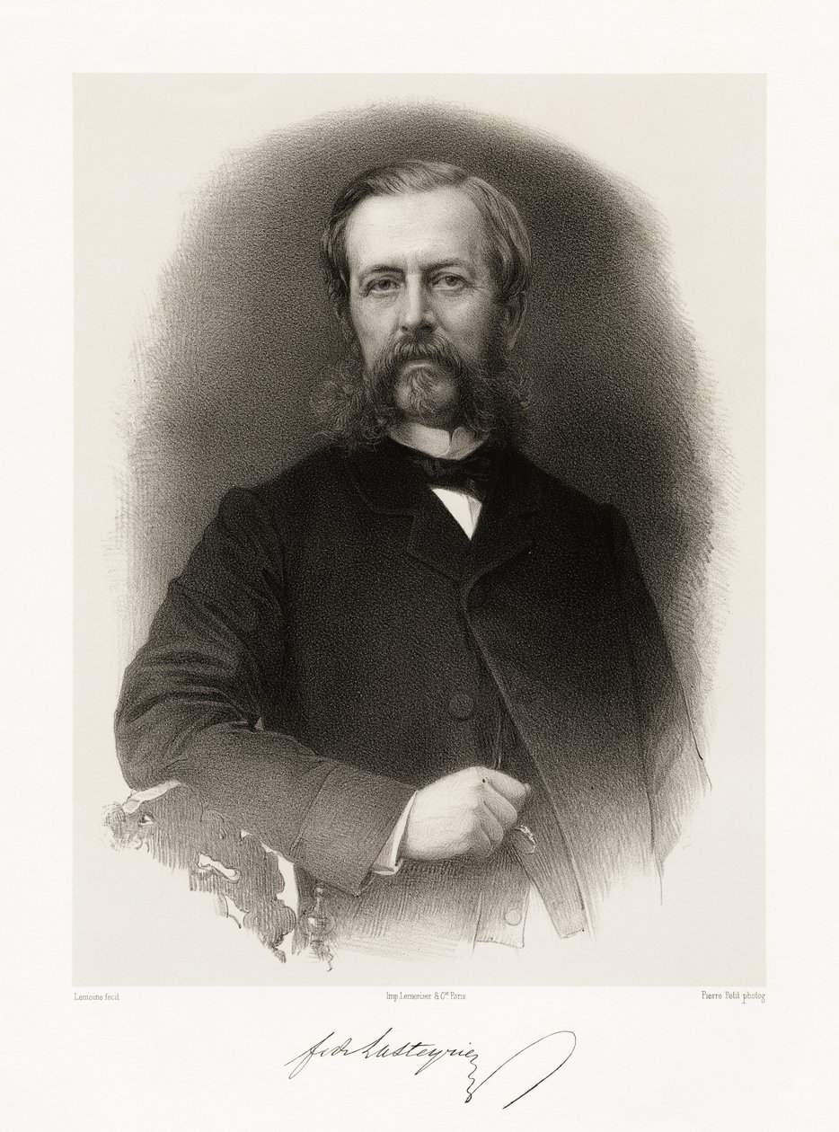 Ferdinand Charles Léon de Lasteyrie du Saillant, 1865-66 autorstwa Alfred Lemoine