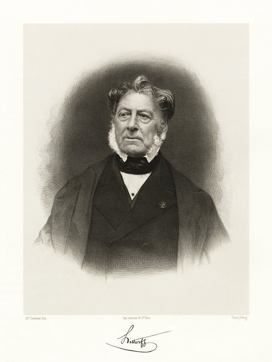 Jakob Ignaz Hittorf, 1865-66 autorstwa Alfred Lemoine