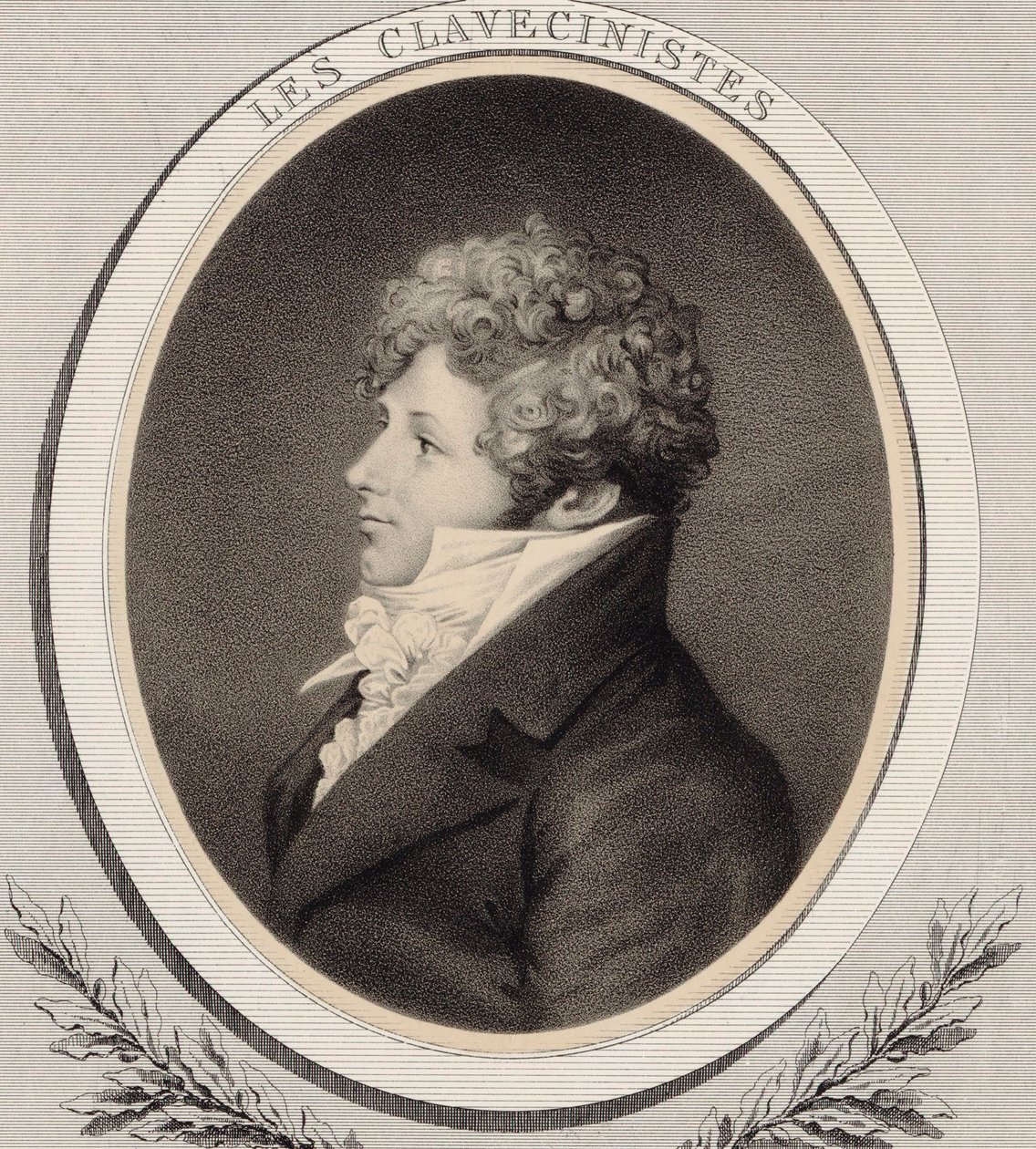 Portret pianisty i kompozytora Daniela Steibelta 1765-1823. autorstwa Alfred Lemoine