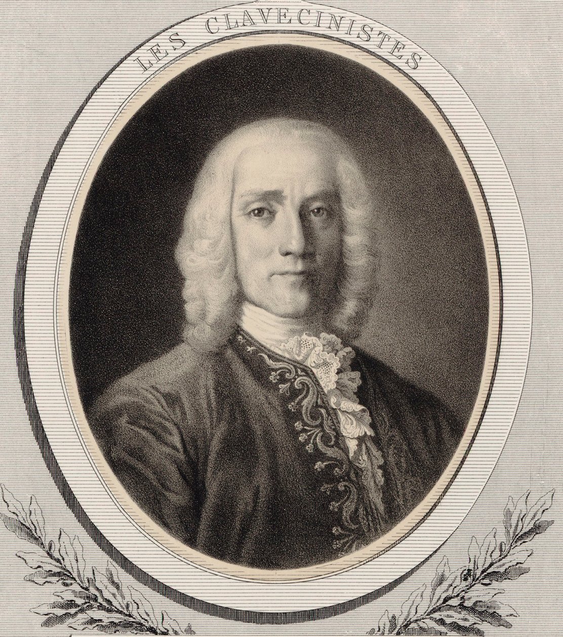 Portret kompozytora Domenico Scarlattiego 1685-1757, c. 1850. autorstwa Alfred Lemoine