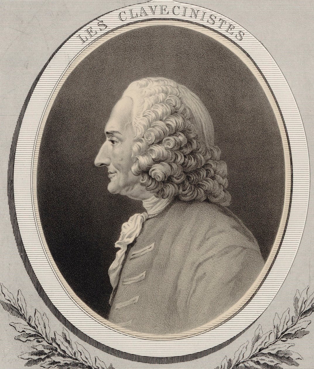 Portret kompozytora Jean-Philippe Rameau 1683-1764. autorstwa Alfred Lemoine