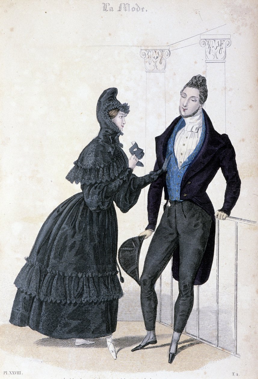 Moda męska i kobieca autorstwa Alfred Leon Lemercier