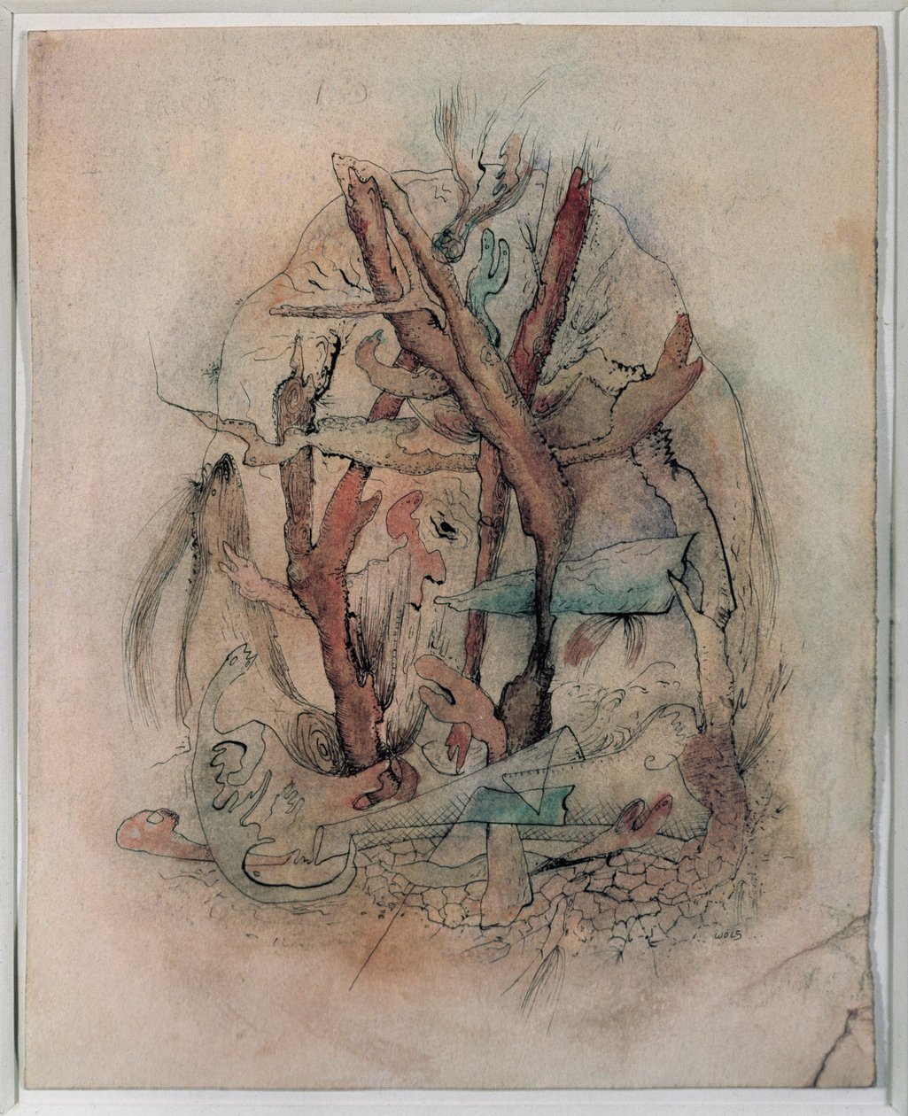 Korzenie autorstwa Alfred Otto Wolfgang Schulze Wols