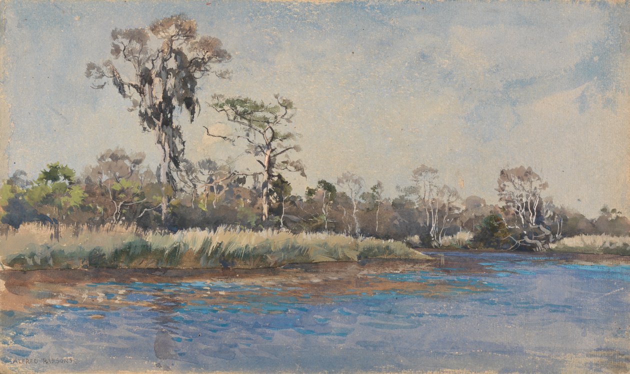Zatoczka w Wilmington, NC autorstwa Alfred Parsons