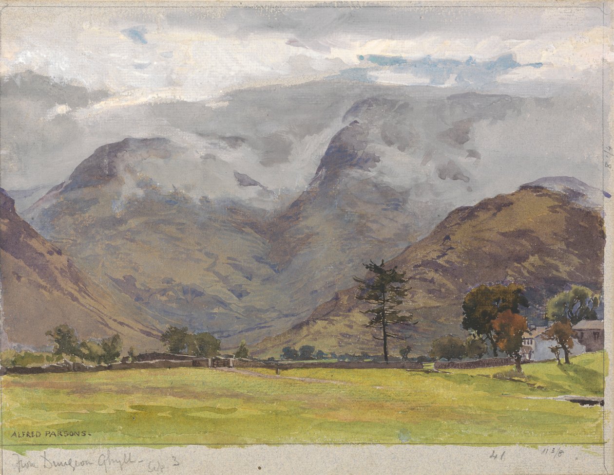 Z Dungeon Ghyll autorstwa Alfred Parsons