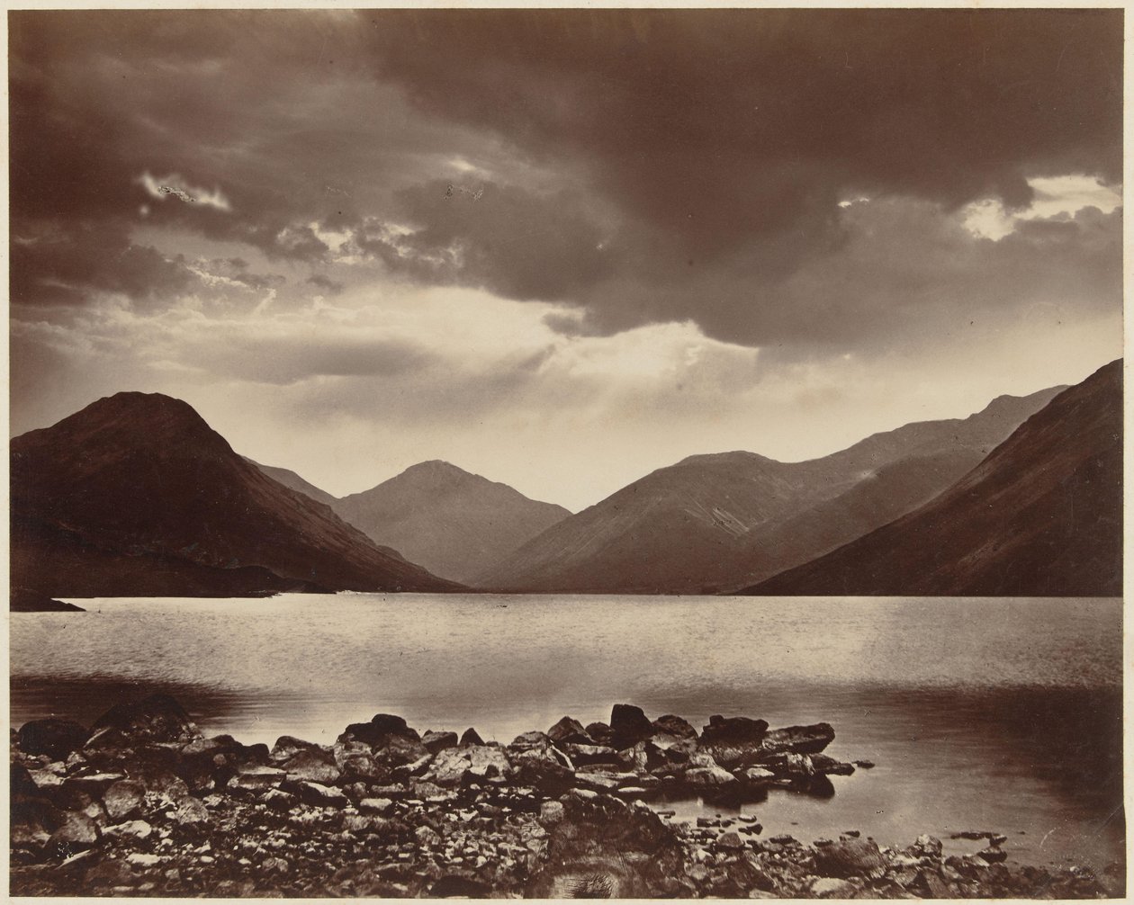 Widok Derwentwater w pobliżu Keswick, Cumbria Pettitt Series Keswick (tytuł serii na obiekcie) autorstwa Alfred Pettitt