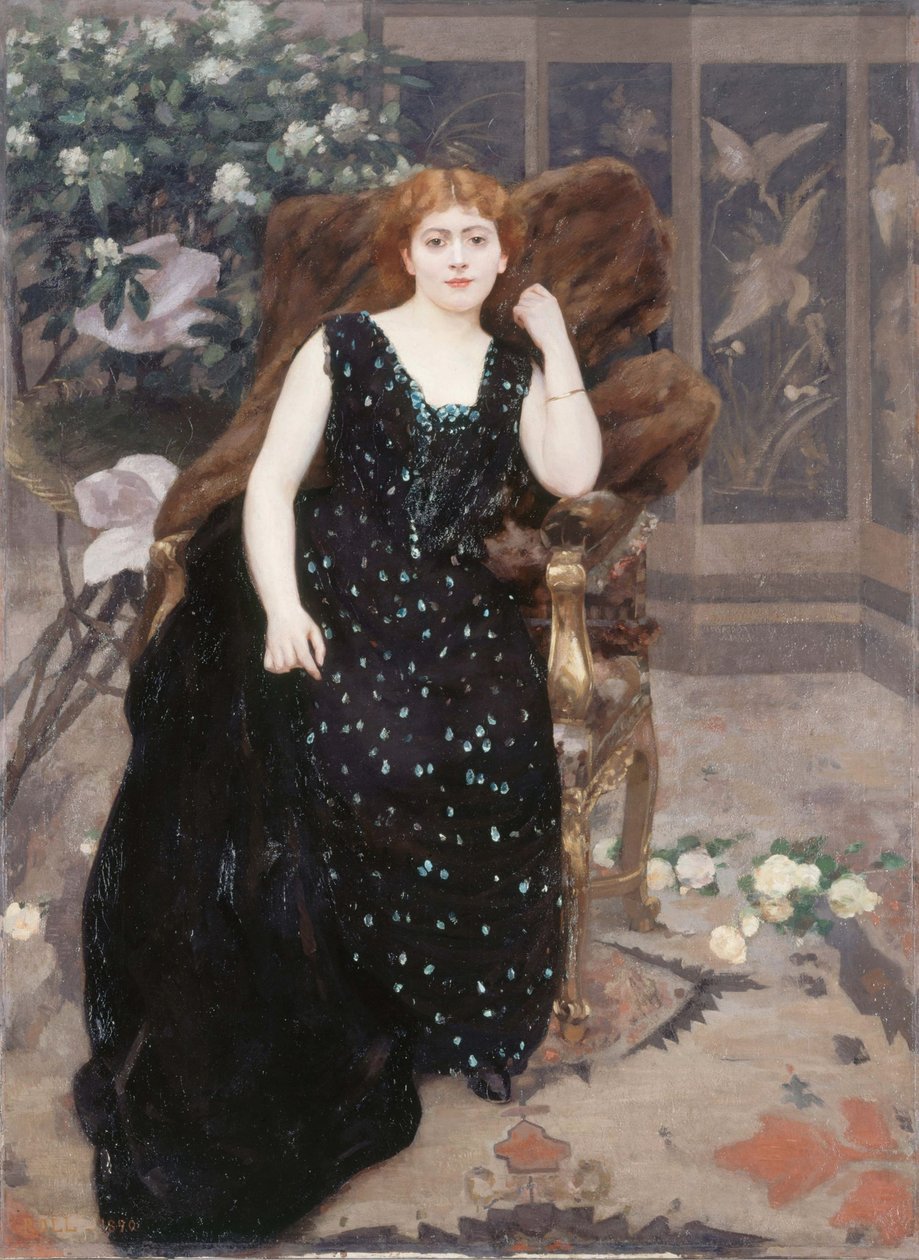 Portret Jaane Hading autorstwa Alfred Roll
