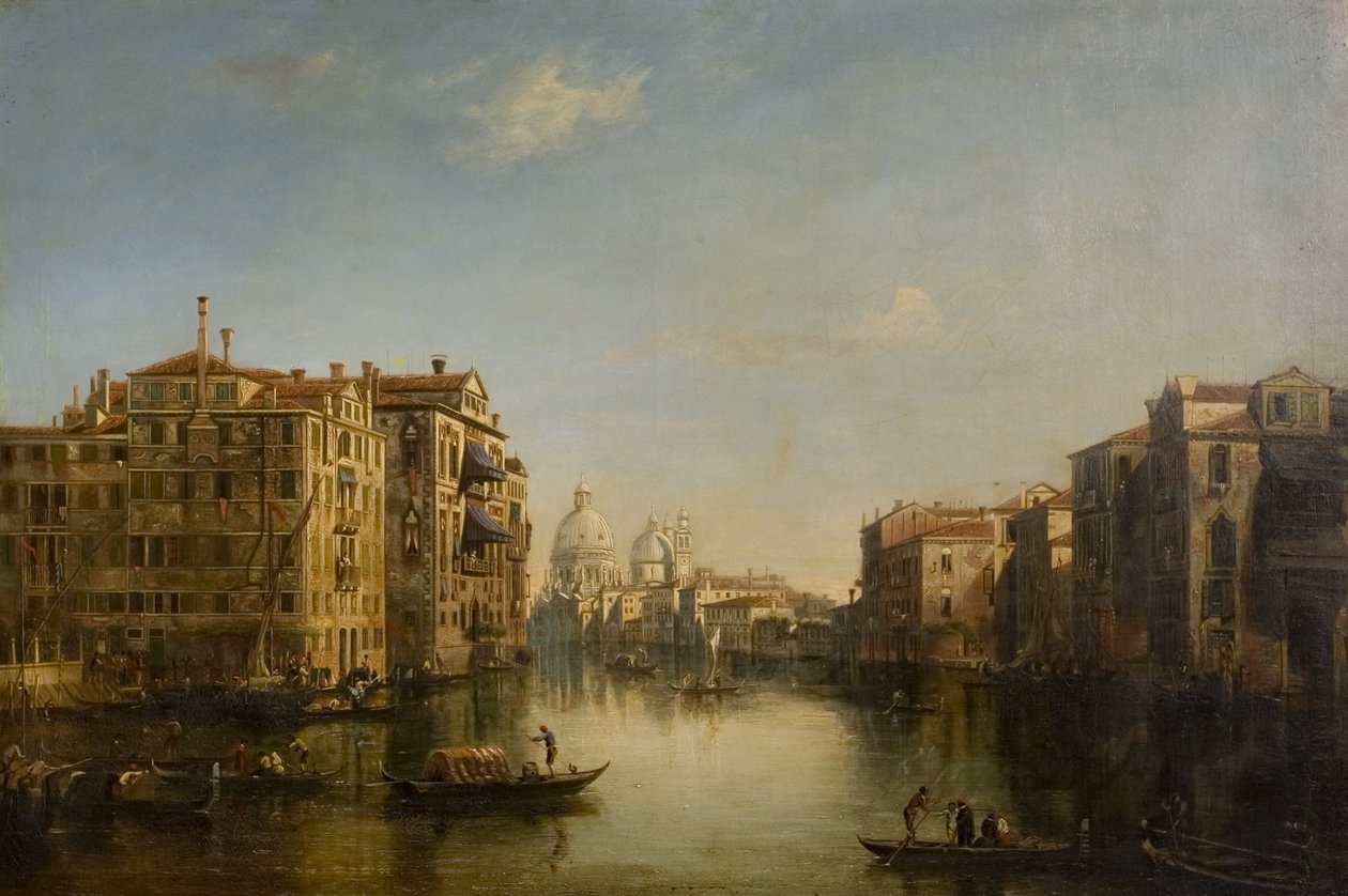 Canal Grande, Wenecja, XIX w. autorstwa Alfred Polentine