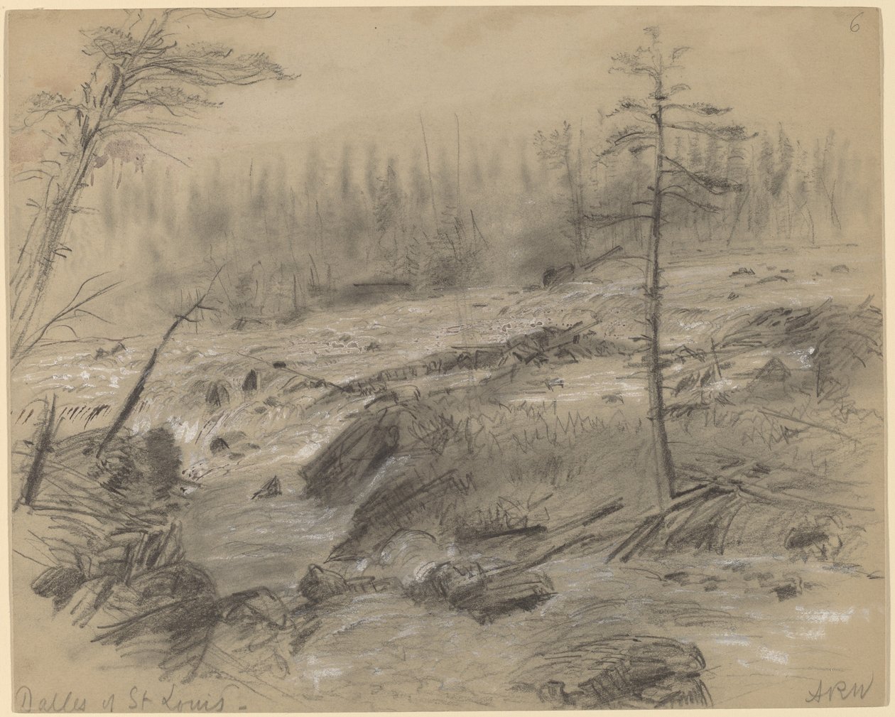 Doliny St. Louis autorstwa Alfred R. Waud