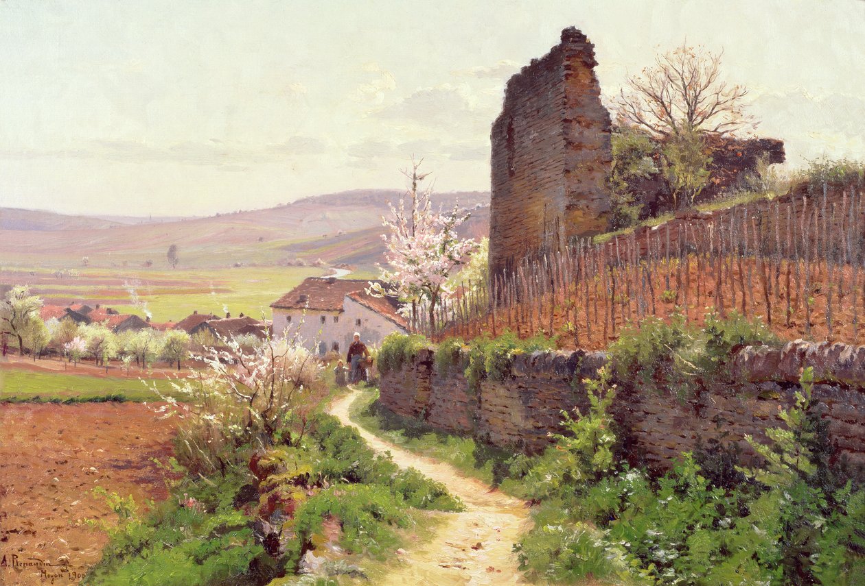 Krajobraz autorstwa Alfred Renaudin