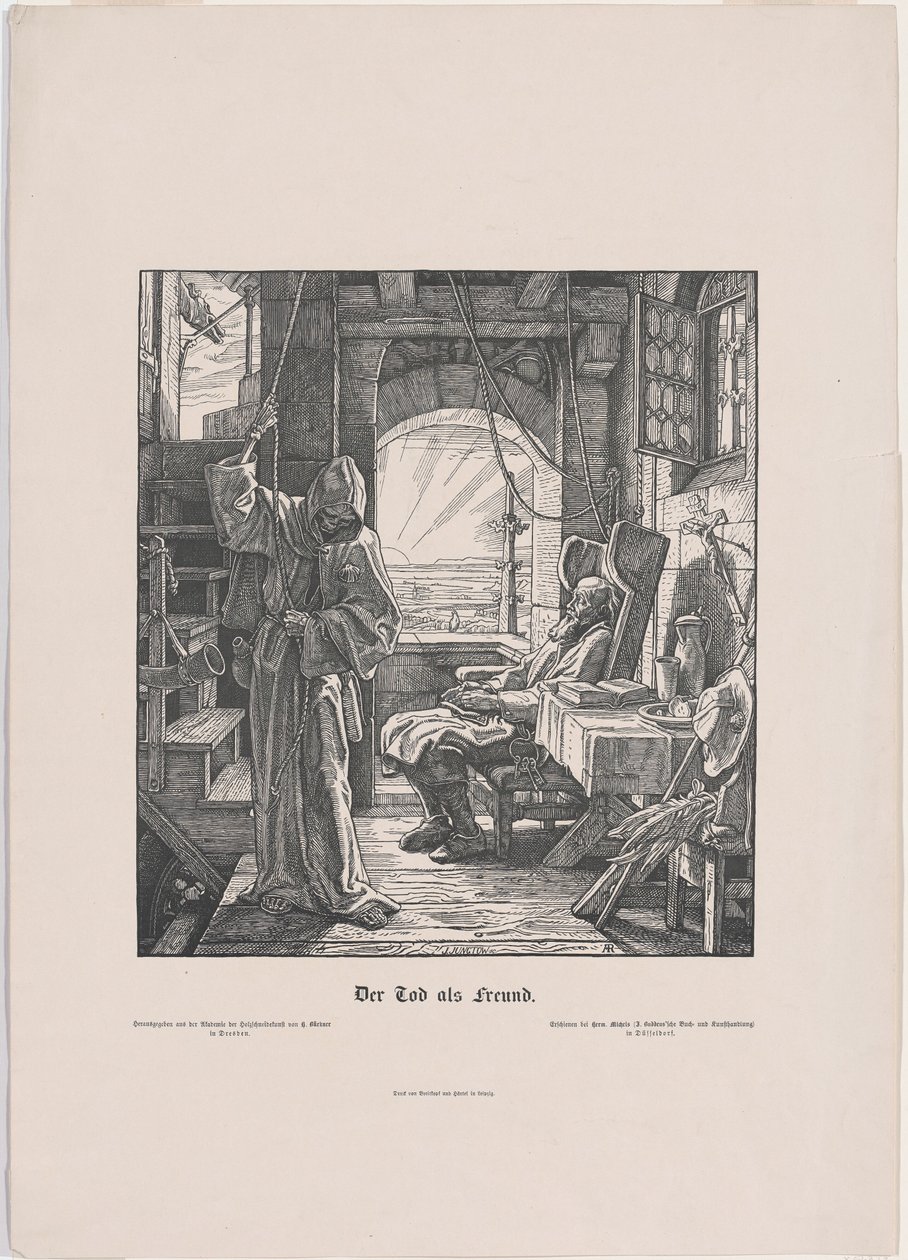 Śmierć Dusiciel autorstwa Alfred Rethel