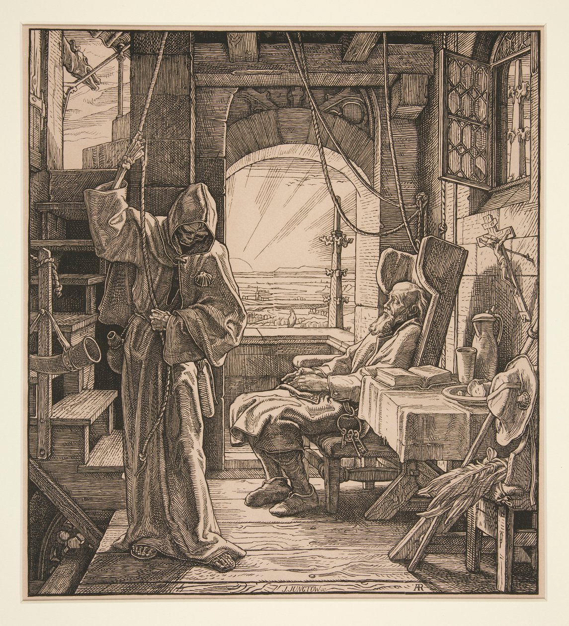 Śmierć jako przyjaciel autorstwa Alfred Rethel
