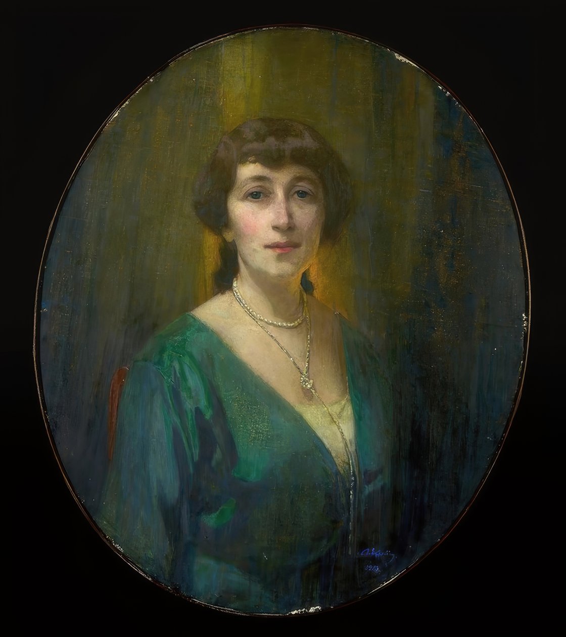 Portret nieznanej kobiety autorstwa Alfred Rudolfowitsch Eberling