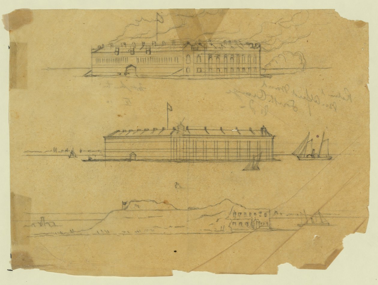 Fort Sumter autorstwa Alfred Rudolph Waud