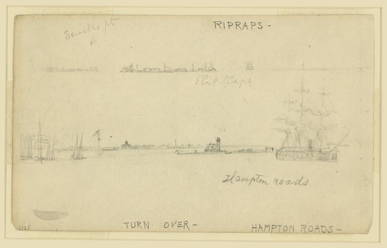 Rozpruwacze. (i) Hampton Roads autorstwa Alfred Rudolph Waud