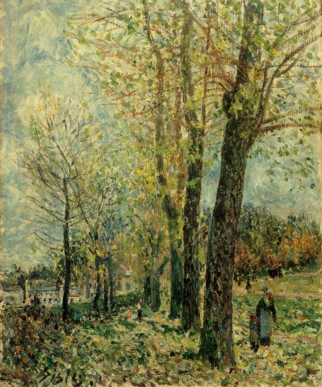 A.Sisley, Wieś w pobliżu Moret autorstwa Alfred Sisley