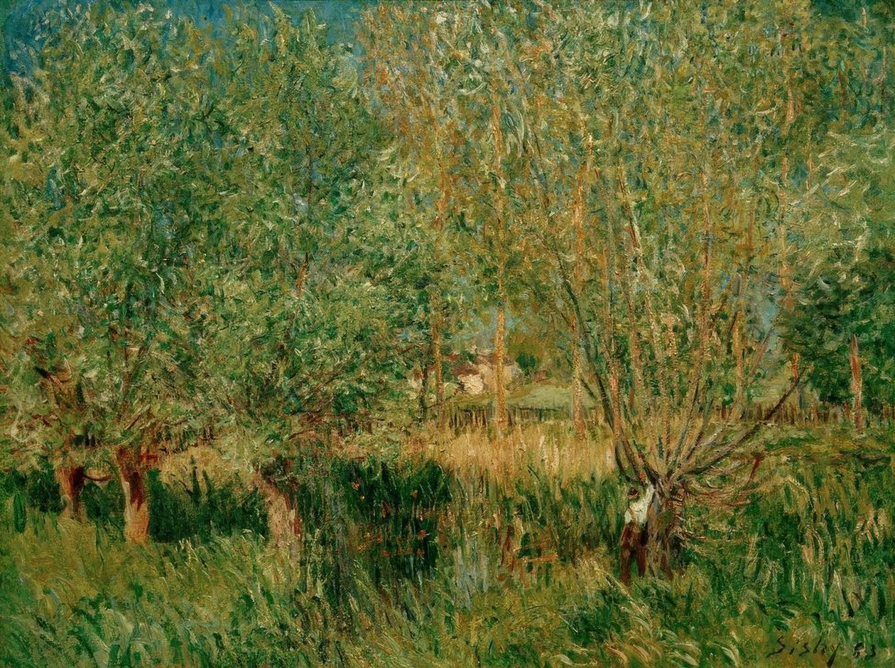 A.Sisley, pastwiska nad brzegiem Orwanny autorstwa Alfred Sisley
