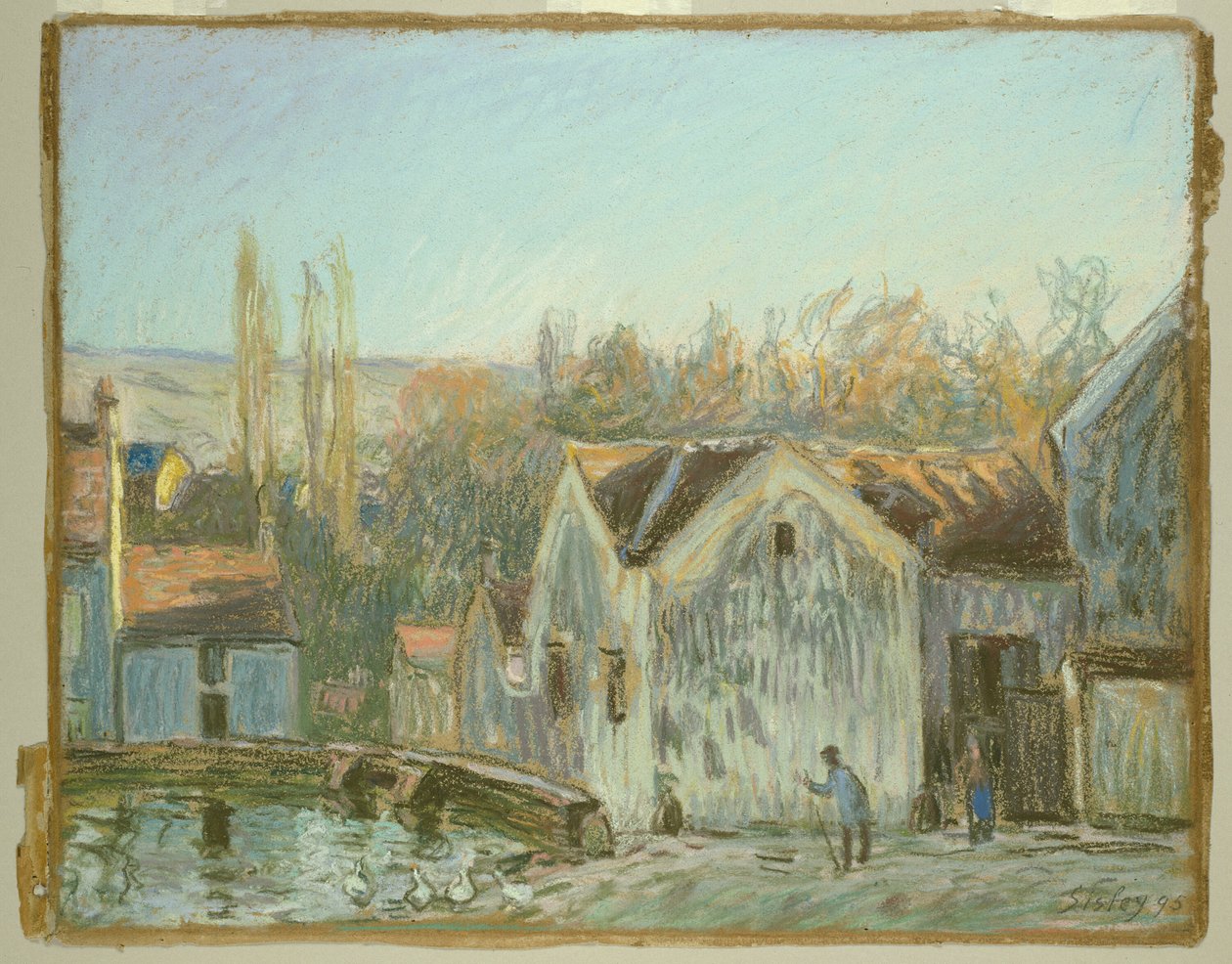 Zakątek Moret-sur-Loing autorstwa Alfred Sisley