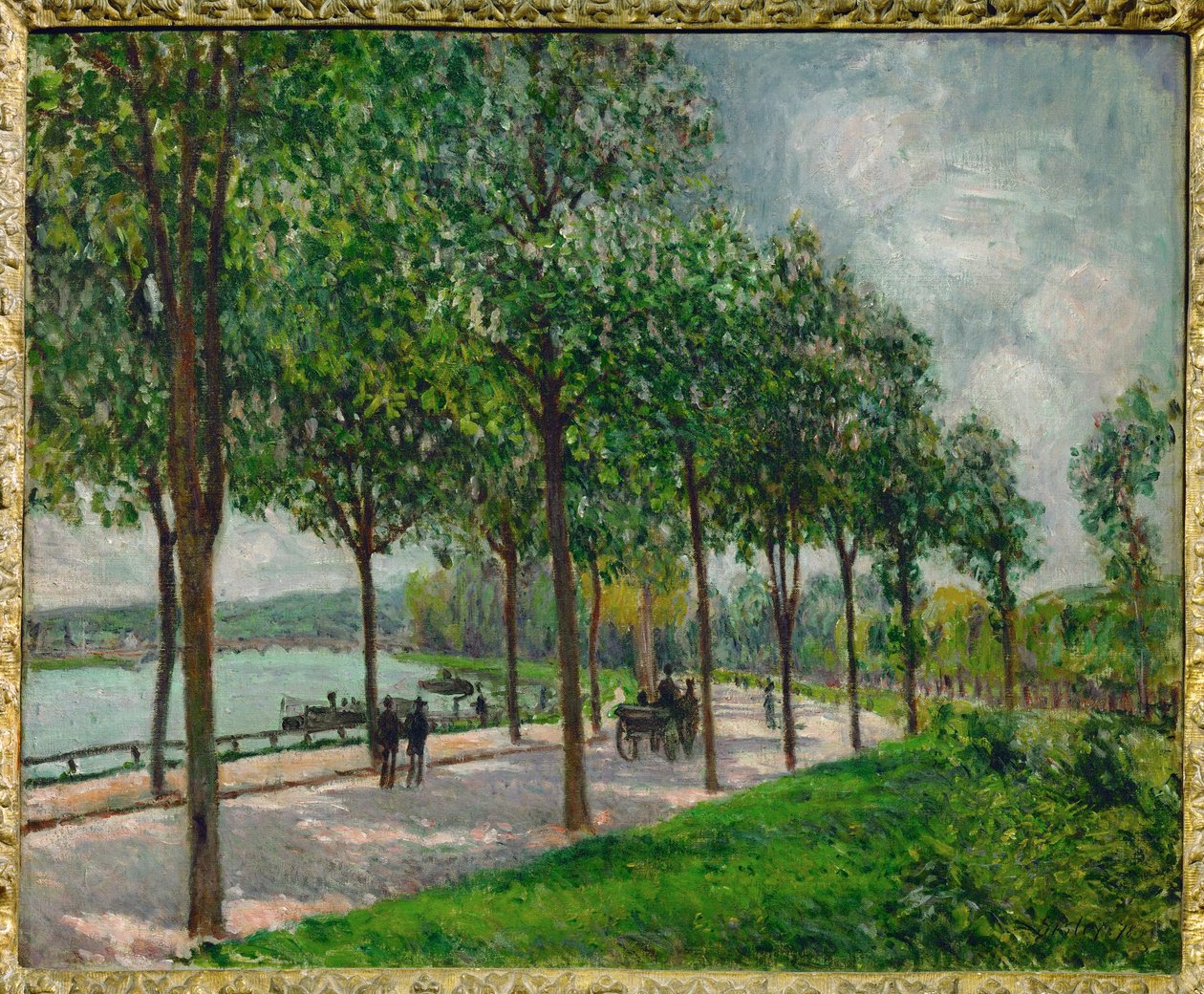 Allee des marroniers autorstwa Alfred Sisley