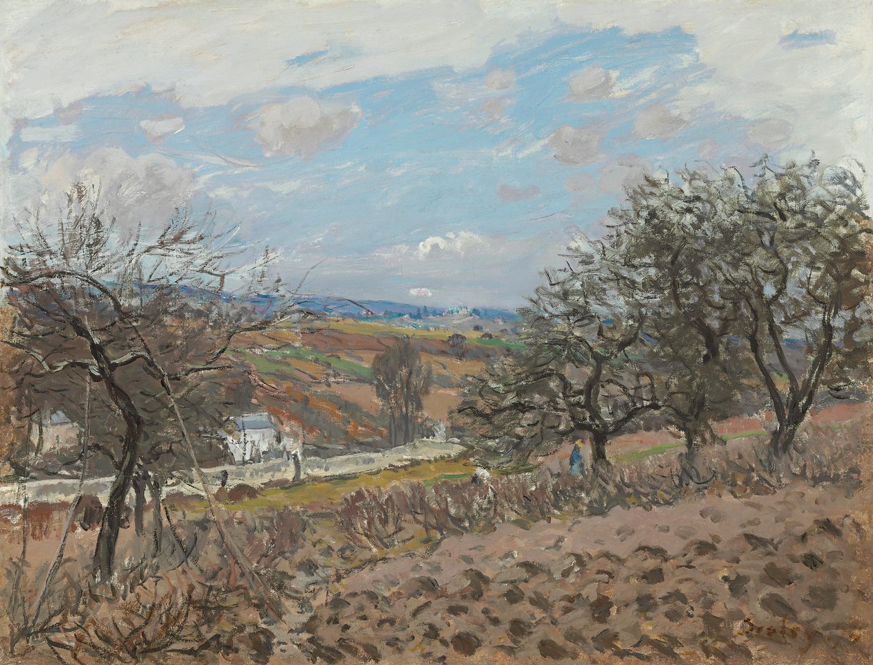 Bougival, 1876 autorstwa Alfred Sisley