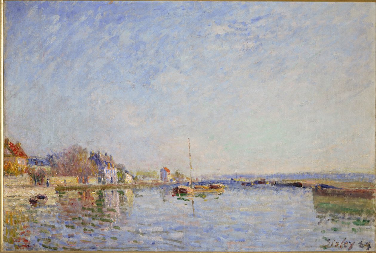 Canal du Loing autorstwa Alfred Sisley