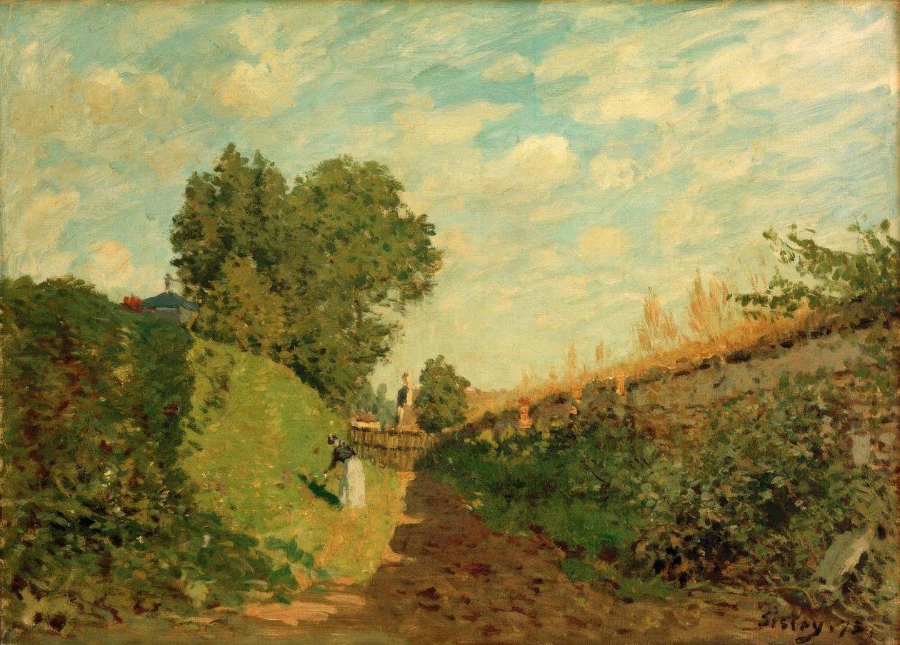 Ogród autorstwa Alfred Sisley