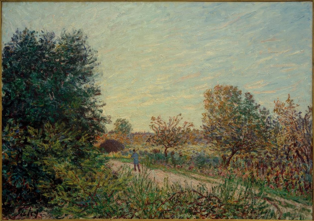Droga autorstwa Alfred Sisley