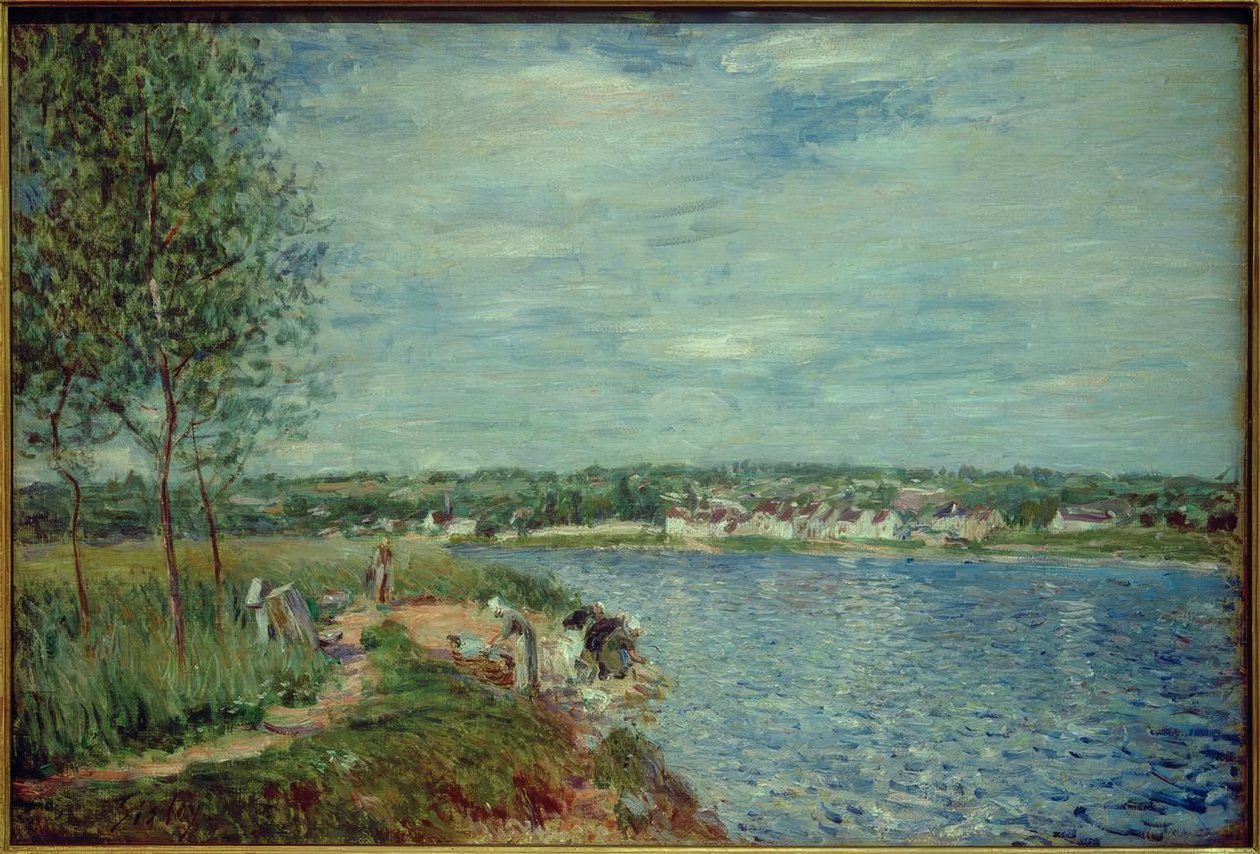 Pralki, niedaleko Szampanii autorstwa Alfred Sisley