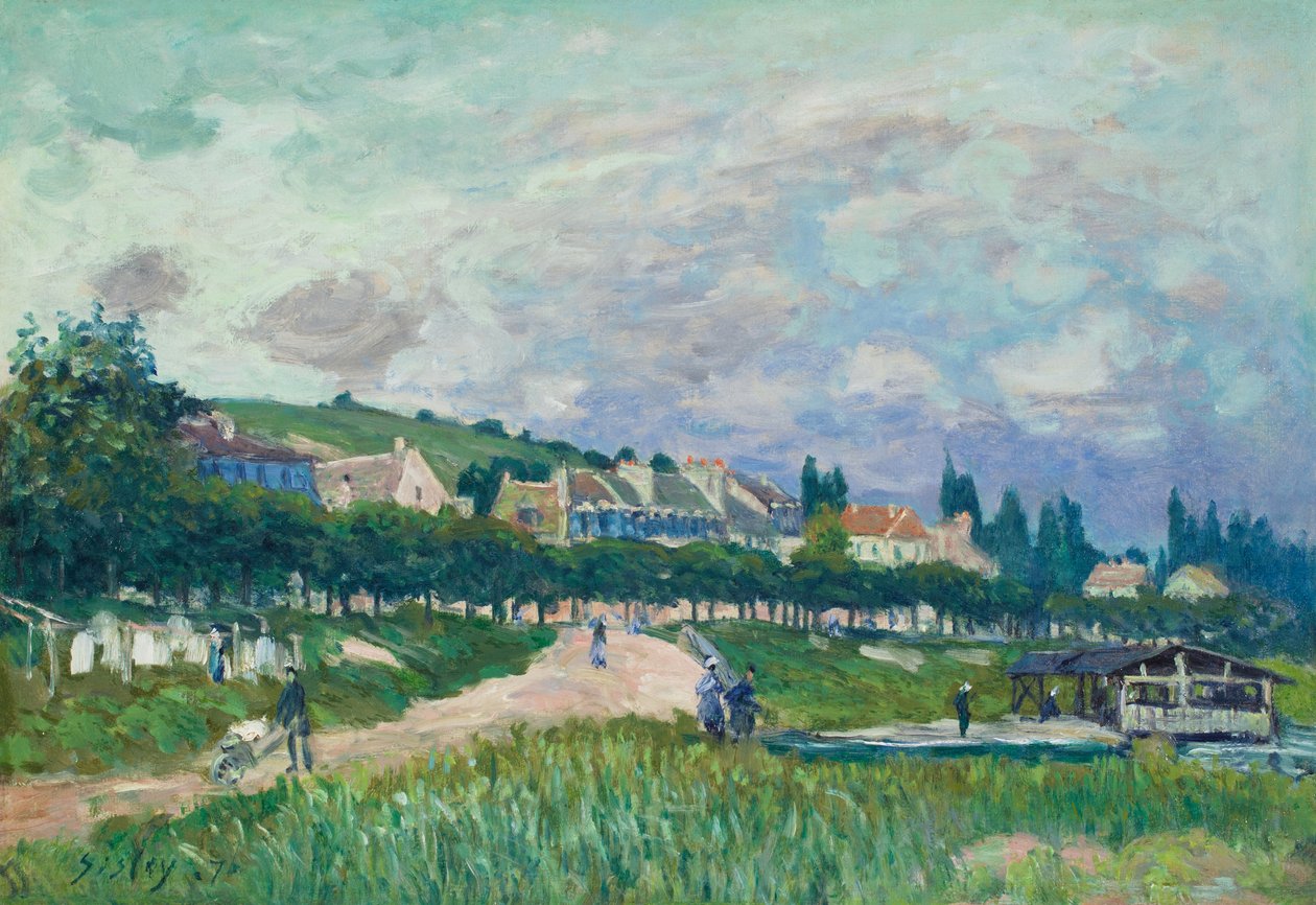Le lavoir (Myjnia) autorstwa Alfred Sisley