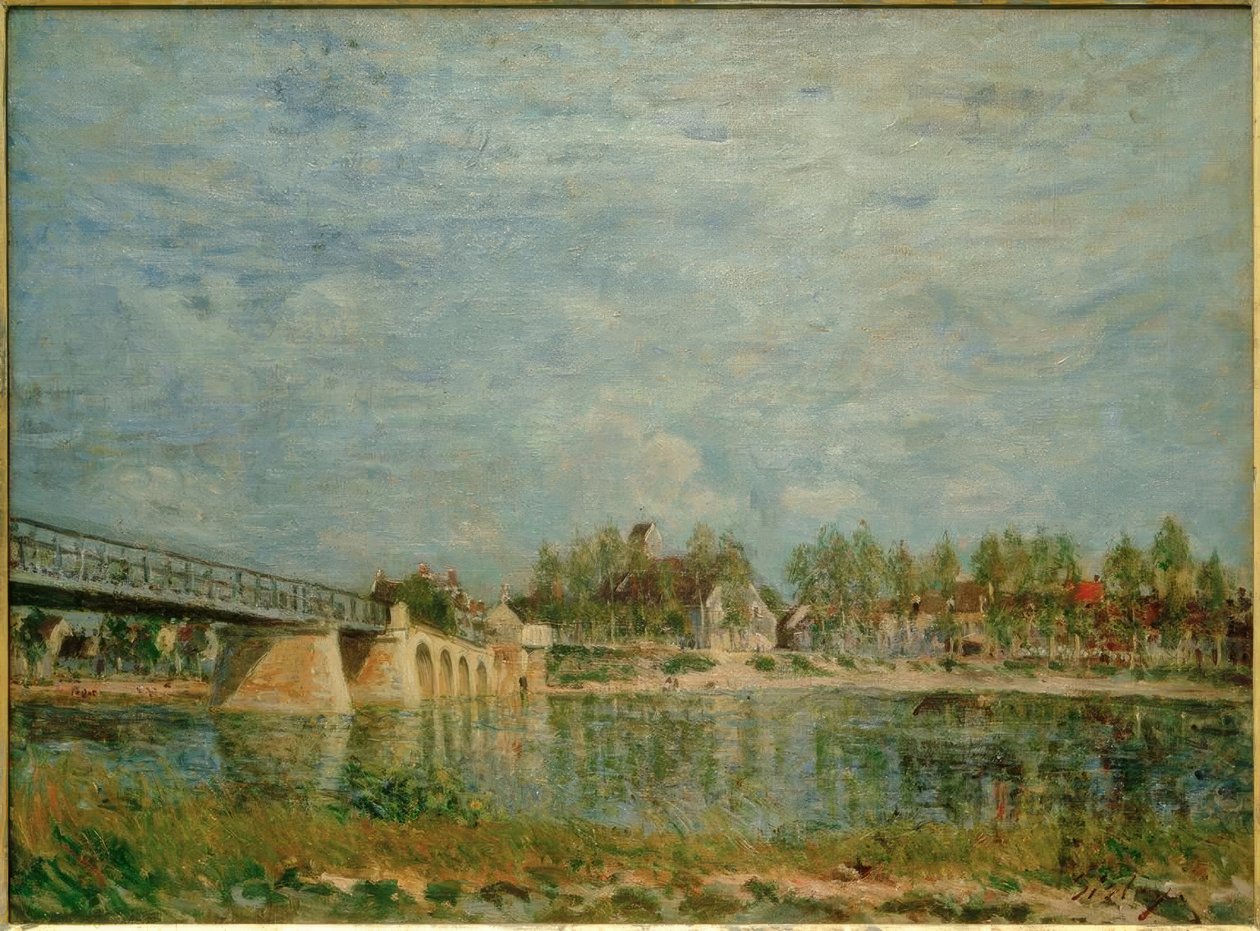 Most Saint-Mammès autorstwa Alfred Sisley