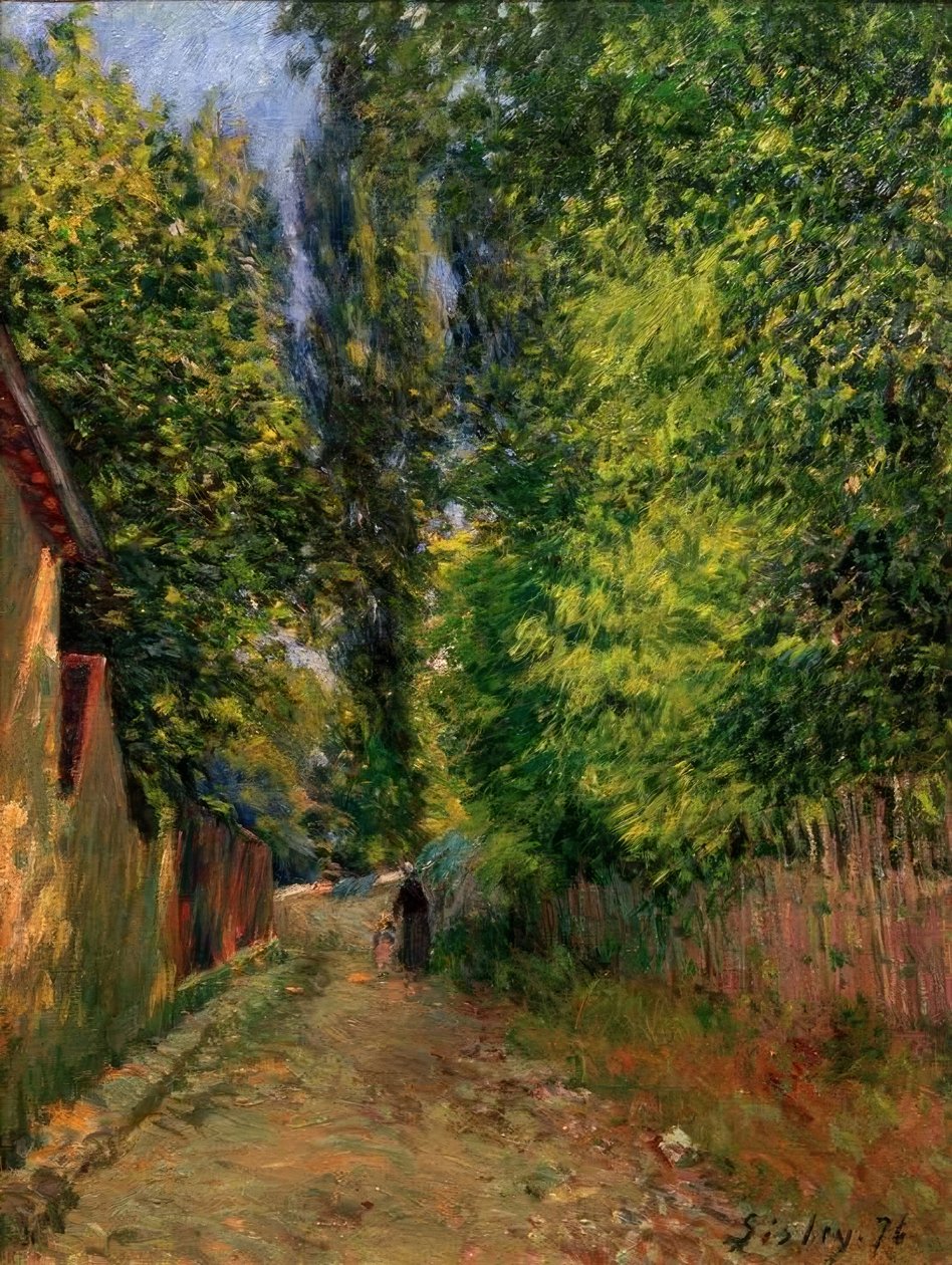 Okolice Louveciennes autorstwa Alfred Sisley