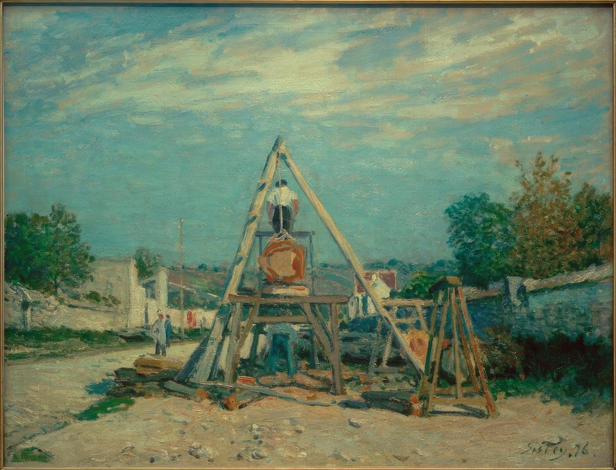 Pitsawery autorstwa Alfred Sisley