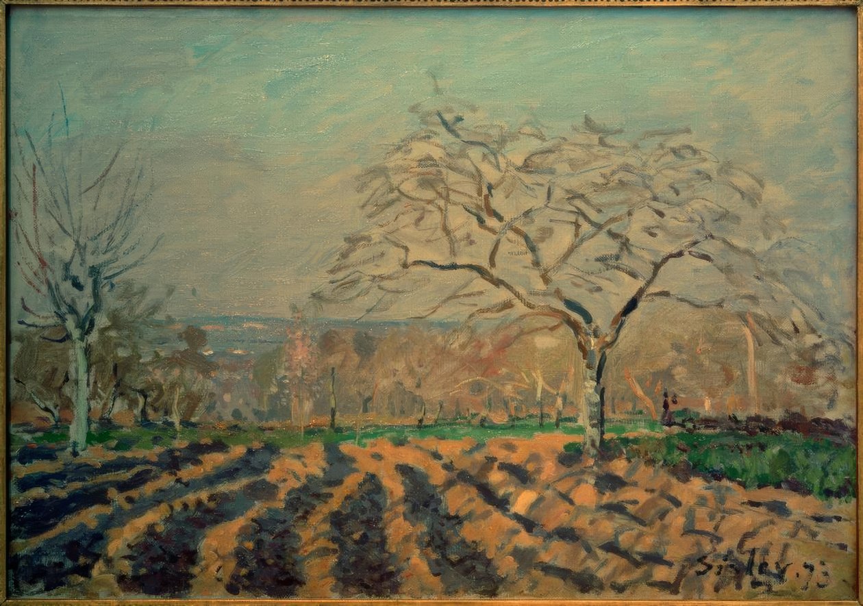 Bruzdy autorstwa Alfred Sisley