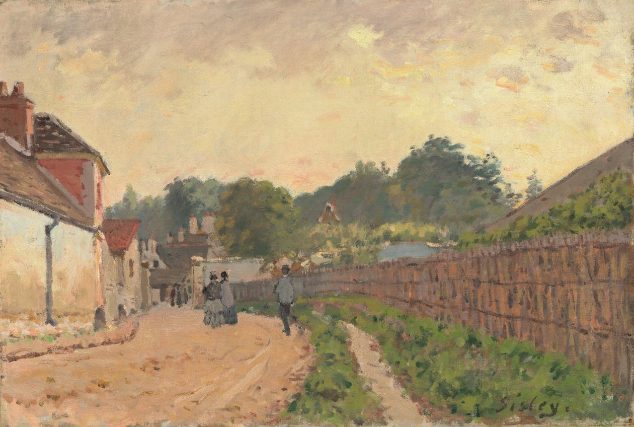 Marly-le-Roi, ok. 1875. autorstwa Alfred Sisley