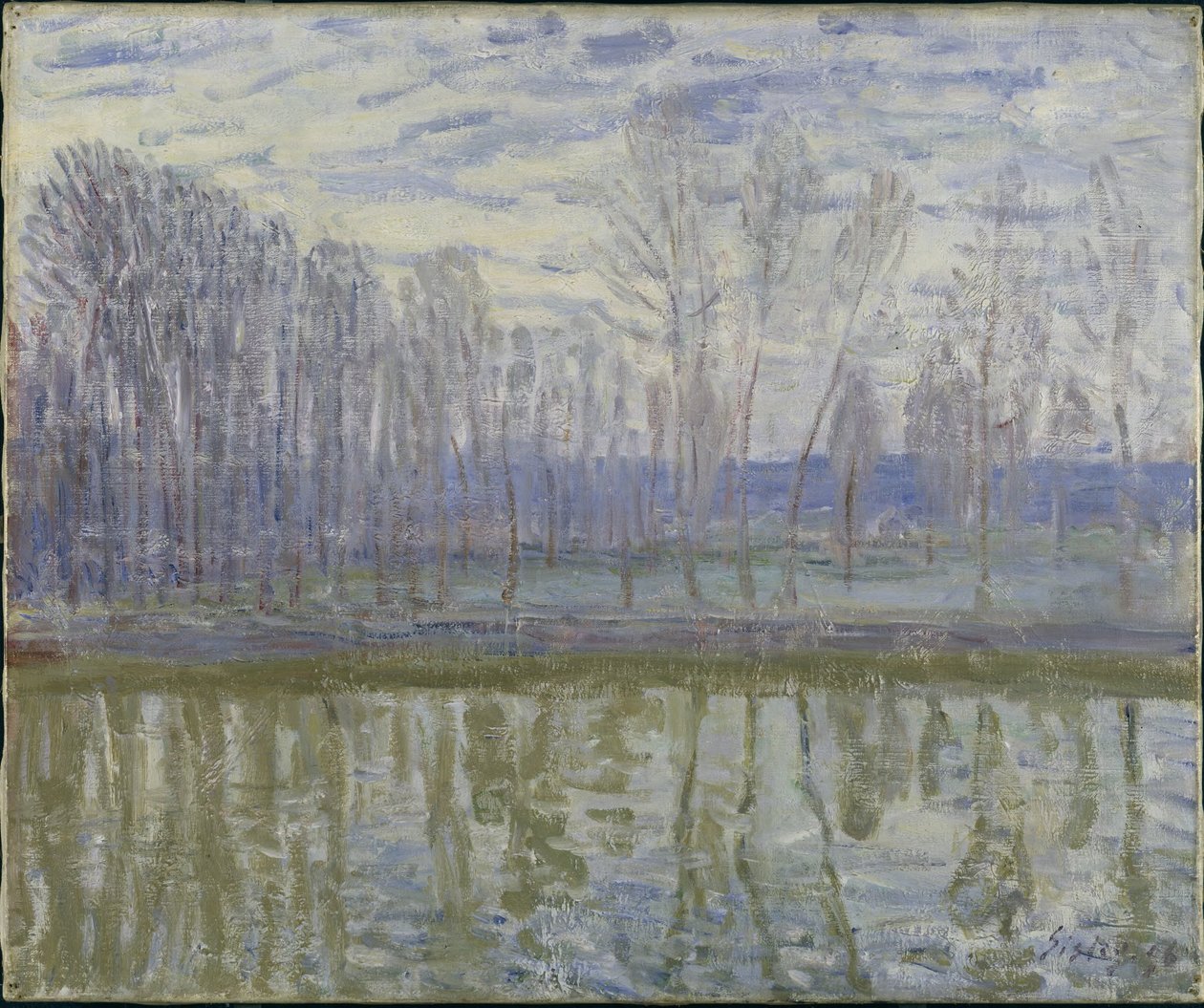 Na brzegach Loing autorstwa Alfred Sisley